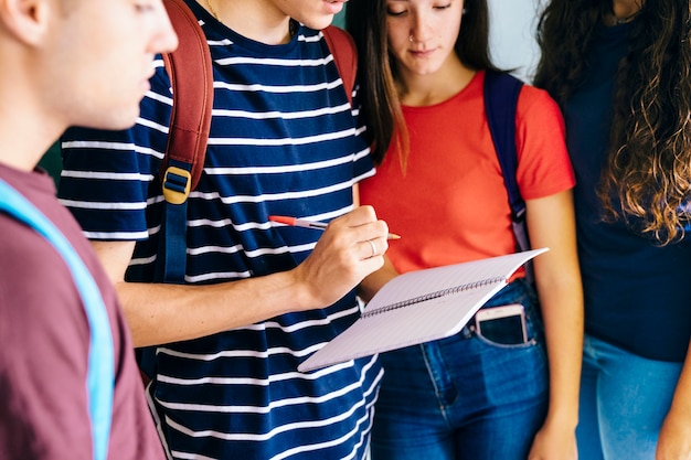 School scene with kids