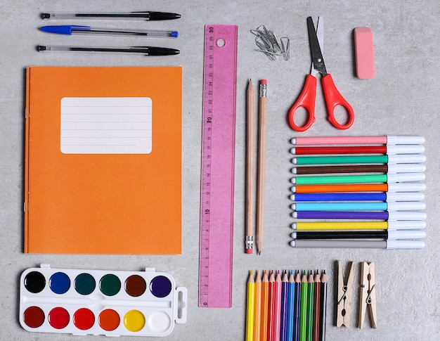 Free photo school supplies for art classes