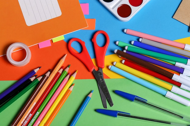 School supplies for art classes