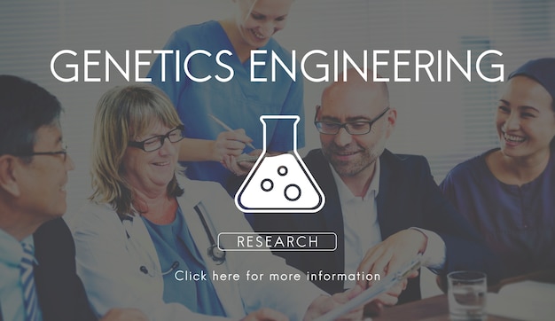 Free Photo scientific biochemistry genetics engineering concept