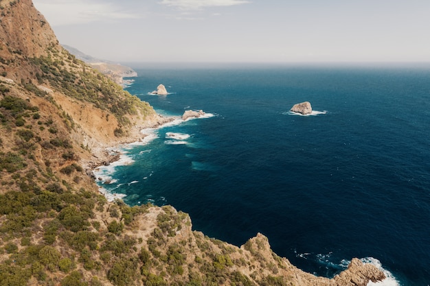 Sea and mountains