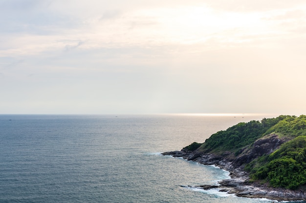 Free Photo sea seen from above