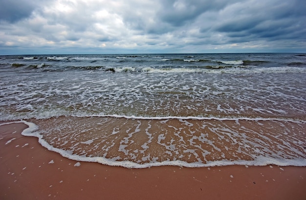 Sea with clouds