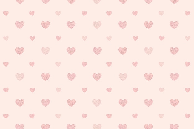 Free Photo seamless glittery pink hearts patterned