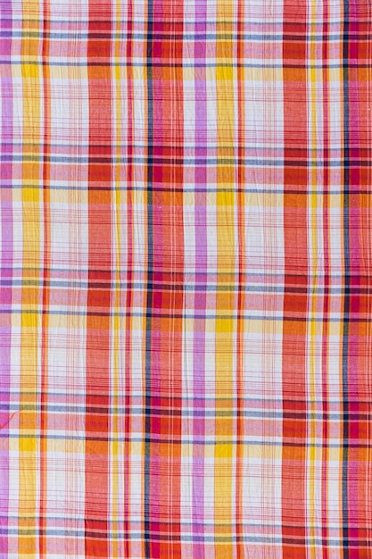 Seamless tartan pattern textile