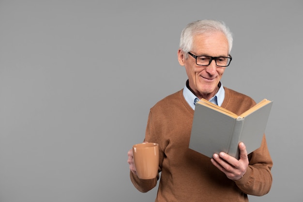 Free Photo senior person gesturing isolated