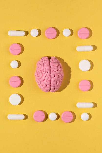 Set of pills for brain boost and memory improvement