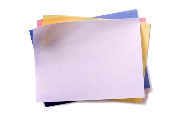 Free Photo several sticky post notes different colors