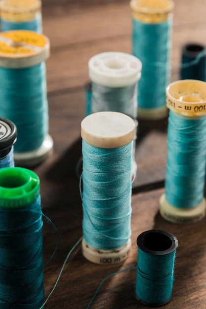 Free photo sewing thread reels