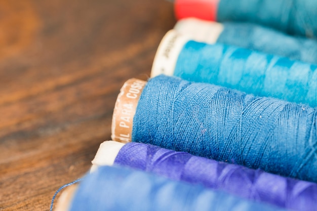 Free Photo sewing thread reels