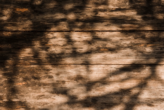 Free photo shadow over the old wooden backdrop