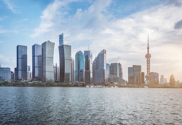 Shanghai skyline panorama