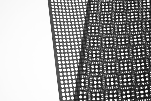 Free Photo sheet of perforated material with tiny holes