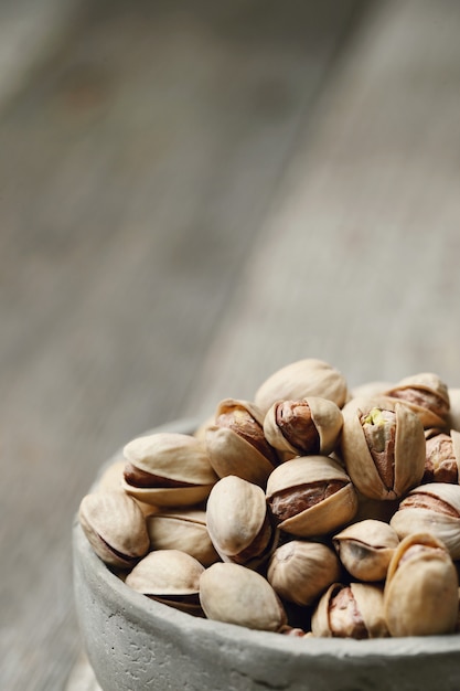 shelled pistachios, closeup