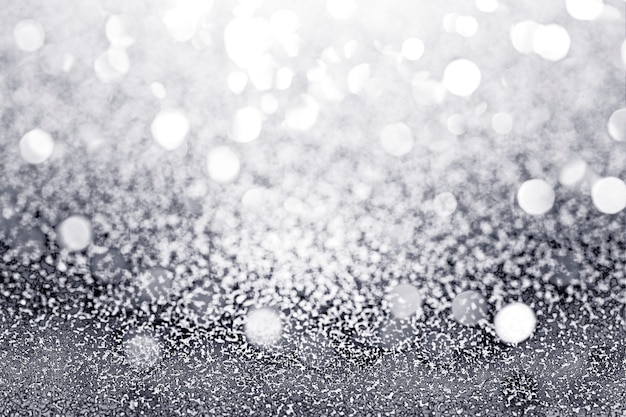 Free Photo shiny silver glitter textured