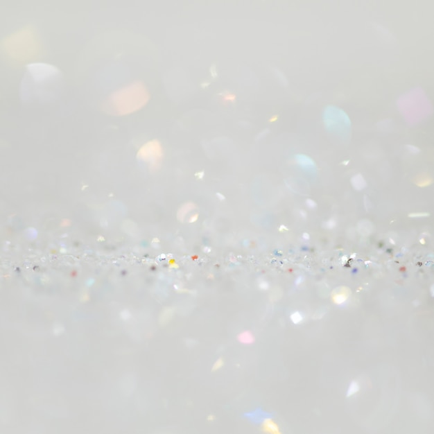 Free Photo shiny white glitter textured background