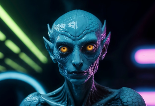 Free photo shoot of fantastic alien