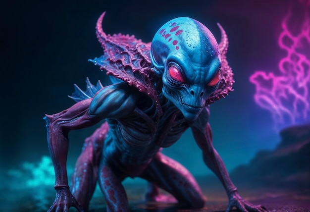 Free photo shoot of fantastic alien