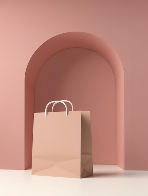 Shopping bag mockup