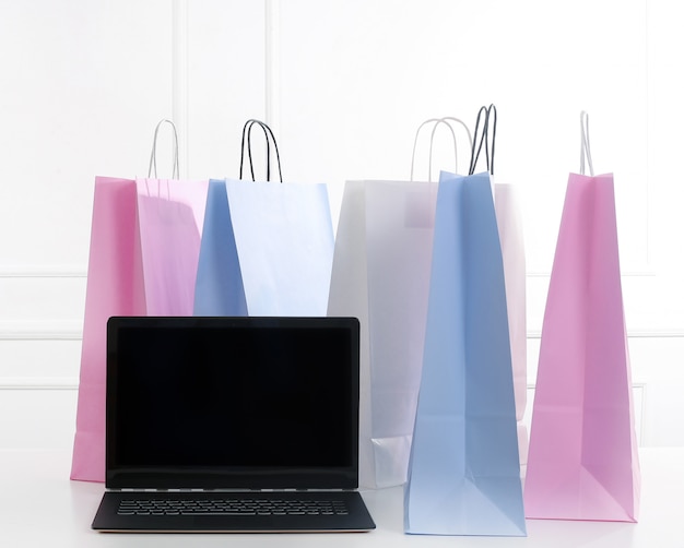 Free photo shopping bags