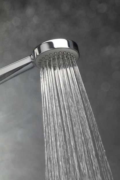 Shower head with hot water