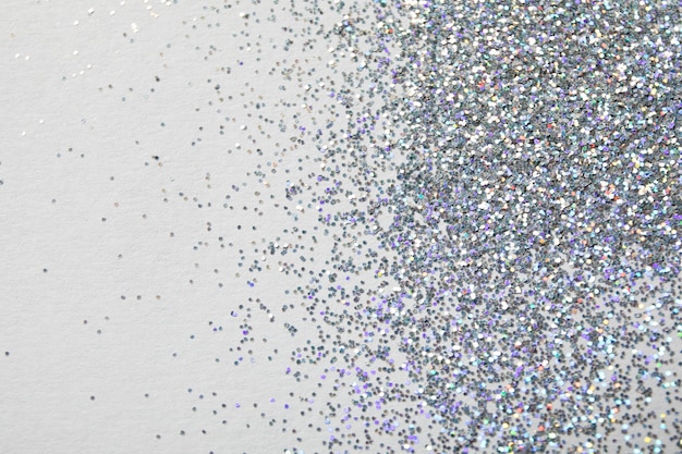 Silver aesthetic wallpaper with glitter