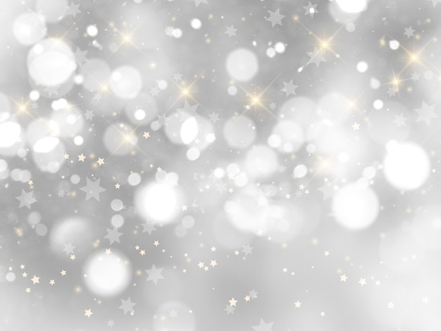 Free Photo silver christmas background