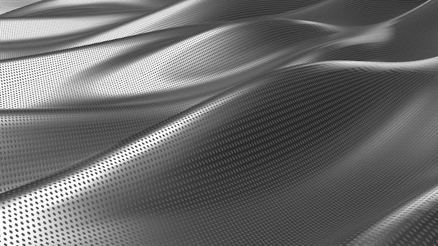 Free Photo silver cloth abstract background