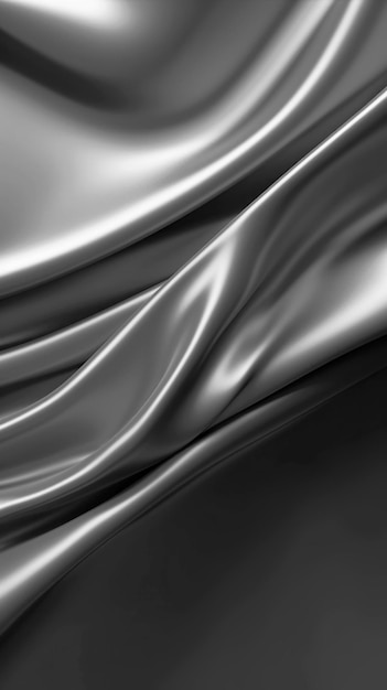 Free photo silver liquid element texture background with waves