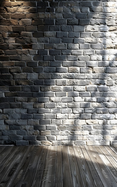 Free photo simple brick wall surface texture