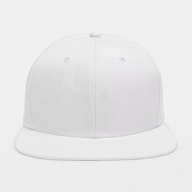 Free photo simple white cap headwear accessory