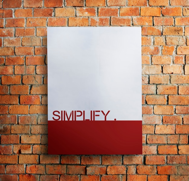 Free Photo simplify simpleness clarify easiness minimal concept