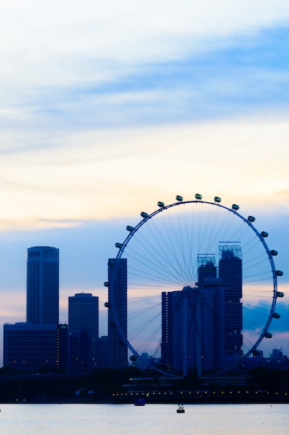 Free photo singapore flyer