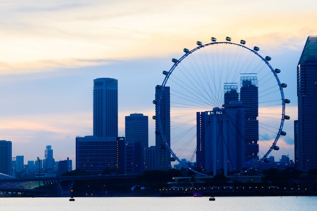 Free photo singapore flyer