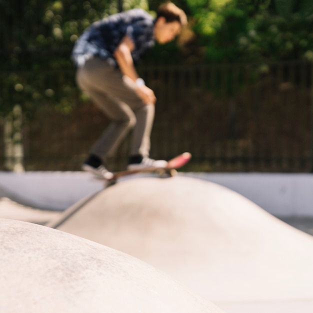 Skater with blur effect