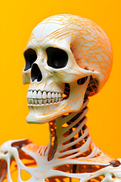 Skeleton in studio