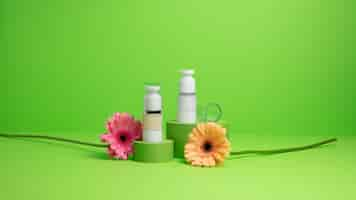 Free photo skin care banner concept with lotion