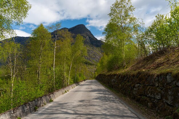 Skjolden Norway May 16 2023 Mountain