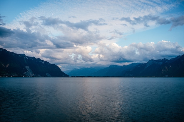 Free Photo sky above lac leman