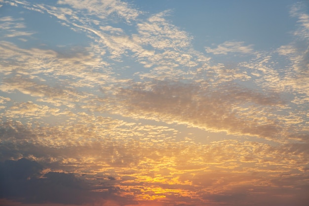 Sky landscape background with clouds