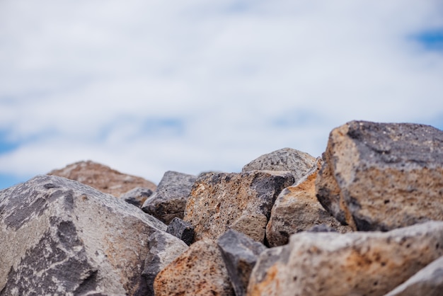 Sky and rock