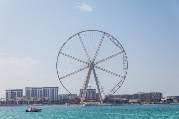 Free photo skyscrapers in dubai marina.