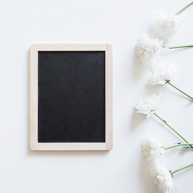 Slate and white flowers for spring