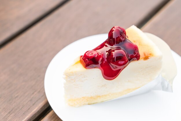 Slice of New York Cheesecake