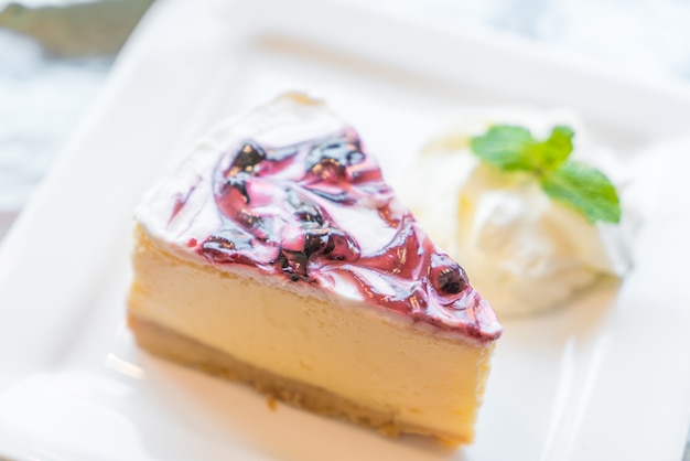 Slice of New York Cheesecake