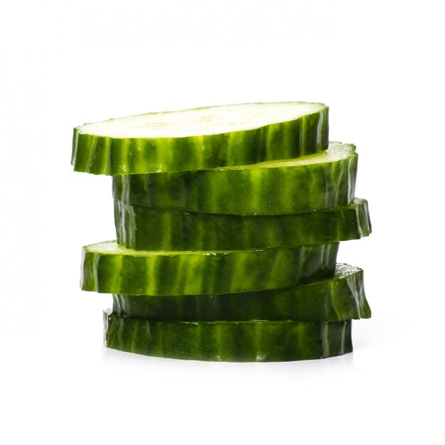 Sliced cucumber