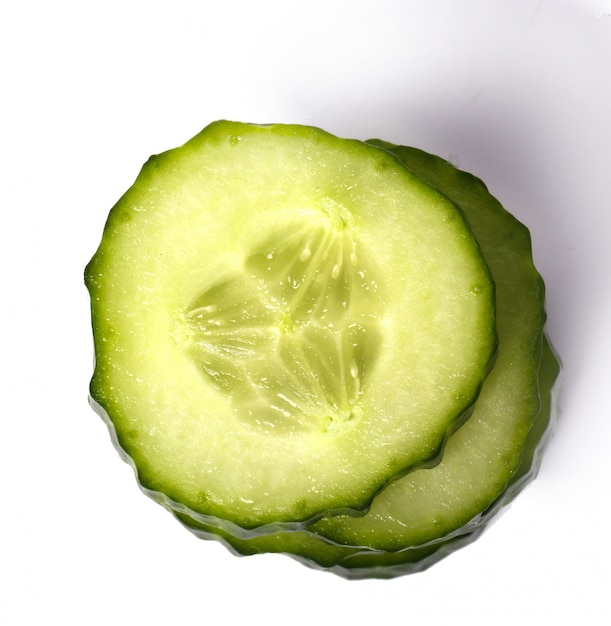 Sliced cucumber