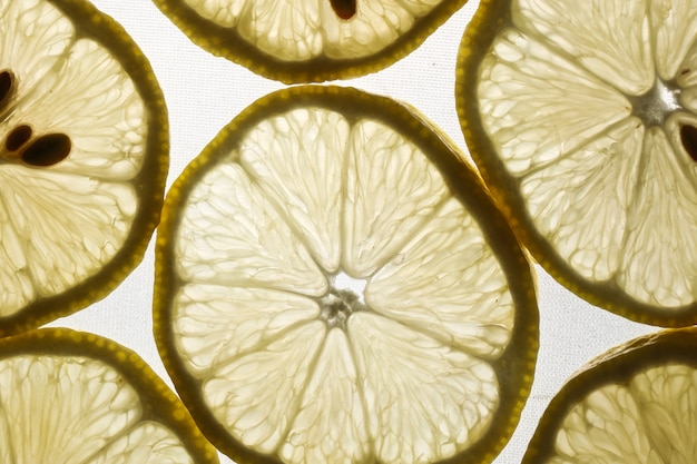 Free photo slices of lemons