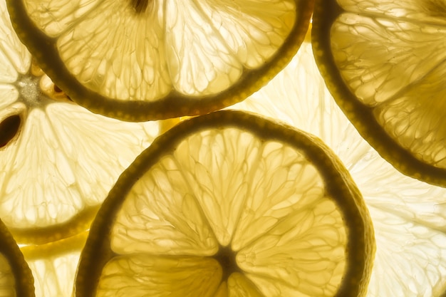 Free Photo slices of lemons