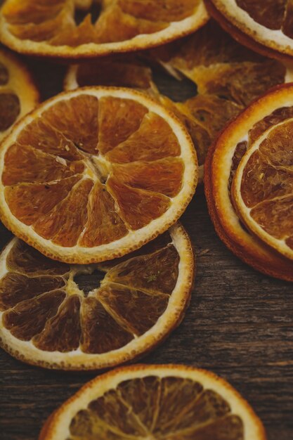 Slices of oranges